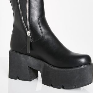 SOLD - LAMODA "Ain't Trippin' Platform Boots"